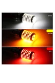 Tiger Marketing P21w 144 Ledli Ultra Parlak Geri Vites Park Ampül Tek Duy BEYAZ RENK (2 ADET) - 2