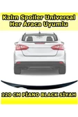 Tiger Marketing Ford Escort Uyumlu Siyah Pianoblack Spoiler 120 Cm thumbnail 3