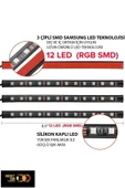 OEM Tofaş Şahin Kartal Araç Içi Ayak Altı Led Aydınlatma Rgtb 12 Led Kumandalı Oto Şerit 12 Volt - 5