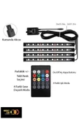 OEM Tofaş Şahin Kartal Araç Içi Ayak Altı Led Aydınlatma Rgtb 12 Led Kumandalı Oto Şerit 12 Volt - 3