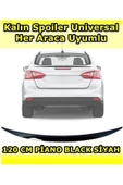 Tiger Marketing Peugeot 2008 Uyumlu Siyah Pianoblack Spoiler 120 Cm thumbnail 4