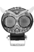 Tiger Marketing Baykuş Sis Farı Üç Modlu Sarı-Kırmızı-Beyaz Araç Motosiklet Off Road Led (1 Adet) - 1