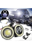 Tiger Marketing 76 Mm Turuncu Mercekli Angel Led Halkalı Sis Far Metal Gövde - 1