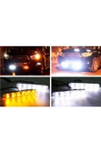 Azertaş oto aksesuar Araba Otomobil 12v Gündüz Ledi Farı Şerit Led Sinyallı - 2