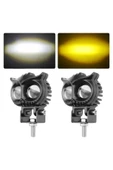 Kingstar Led 60w Baykuş Led Aydınlatma Offroad & Motorsiklet 2 Adet Çakarlı - 2