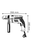 Bosch Gsb 13 Re Professional Darbeli Matkap - 0601217100 - 2