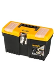 MANO nslx Jmt/13 Organizerli Jumbo Metal Kilitli Takım Çantası, Polipropilen, Siyah/Sarı, 13 ’’ N - 1