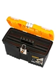 MANO nslx Jmt/13 Organizerli Jumbo Metal Kilitli Takım Çantası, Polipropilen, Siyah/Sarı, 13 ’’ N - 3