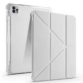 Apple iPad Air 11 2024 Kılıf Zore Tri Folding Kalem Bölmeli Standlı Kılıf thumbnail 12