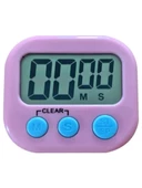 Pembe Dijital Ekranlı Alarmlı Mıknatıslı Mutfak Zamanlayıcı Fırın Timer A95 - 1