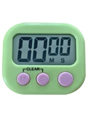 Yeşil Dijital Ekranlı Alarmlı Mıknatıslı Mutfak Zamanlayıcı Fırın Timer A96 - 1