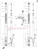 Yamaha Fz 8 Amortisör  İç Tüp - 1