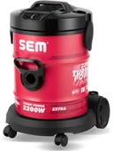 Sem Sv110 Nostalji Metal Kazanlı Güçlü Süpürge 2200W - 1