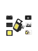 Hubstein Cob Çok Işlevli Şarj Edilebilir Mini LED Anahtarlık El Feneri B69 - 4