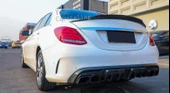 Mercedes W206 Uyumlu PSM Spoiler - Piano Black - 4
