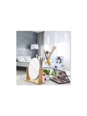 Yuvarlak Ayarlanabilir Masaüstü Makyaj Aynası E45 - 4