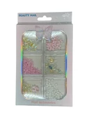 Fontenay 6 Farklı Çeşitli 3D Tırnak Süsleri Tırnak Charm Nail Charms Nail Art Objeleri Karışık 2 - 1