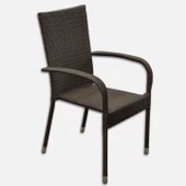 Sunfun Steel Merle Rattan Sandalye - 3