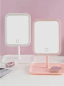 Beyaz Renk LED Işıklı 3 Modlu Makyaj Aynası E58 - 2
