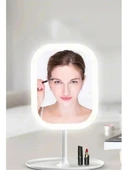 Masaüstü Dokunmatik Makyaj Aynası LED Işıklı Beyaz Renk Make Up Mirror 3 Modlu Standlı E63 - 5