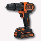 Black&Decker BDCHD18KB 18V Li-ion Çift Akülü 2 Vites Darbeli Matkap thumbnail 1
