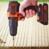 Black&Decker BDCHD18KB 18V Li-ion Çift Akülü 2 Vites Darbeli Matkap thumbnail 3