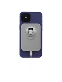 Magsafe 15W Kablosuz Şarj Alet Araç Içi Izgara Telefon Tutucu Manyetik Magsafe Kablosuz Wireless Araç Şarjı Beyaz - 3