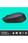 logitech M170 Usb Alıcılı Kablosuz Kompakt Mouse - Gri - 4