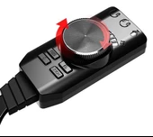 PrimeX PX-GS3 Plextone GS3 Mark II Sanal Gaming 7.1 Kanal USB Ses Kartı, Gaming Ses Kartı PUBG ve Lol Ses Efektleri Dahil, Mikrofon ve 3.5mm Çift Kulaklık Ses Jakı Stereo Ses Kartı Dönüştürücü - 5