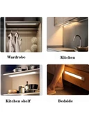 Dokunmatik Sensörlü Tüp Ledli Şarjlı Sarı LED Auto Mod Dolap Içi, Koridor, Tezgah Altı 50 cm C70 - 2