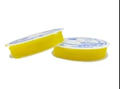 Sarı Misina 1.0 mm Esnek Silikon El İşi Takı Aksesuar Misinası - 1 Adet - 1