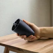Oval 4 Adet 12 cm (SİYAH) Mobilya Dolap Kanepe Koltuk Baza Ünite Yükseltici Destek Ayağı Ayakları - 2