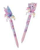 Unicorn Figürlü Kurdaleli Süslü 0.7 mm Uçlu Versatil Kalem (1 Adet) - 1