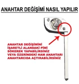 Opel Insignia Astra J Uyumlu Çevirici Dönüşüm Modifiye Anahtar Kumanda Kabı Oto Anahtarlık Logolu thumbnail 5