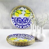 Glore Laila Zarif Pasta Tabağı 21cm 6 Lı 25078 - 1