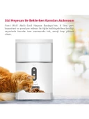 Fonri Kedi Köpek Akıllı Mama Kabı, Otomatik Mama Kabı, Wifi, 4lt, Uzaktan Kontrol, Porsiyon Ayarlı - 3