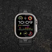Apple Watch Ultra Uktra 2 49mm Redclick KRD-107 Metal Hasır Kordon - 5
