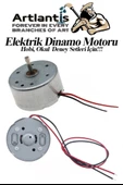 Dinamo Motoru 6 V 1 Adet Elektrik Üreten Motor Eğitici Hobi Deney Okul Elektrik Motoru Deneyler İçin - 4