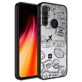 Xiaomi Redmi Note 8 Kılıf Aynalı Desenli Kamera Korumalı Parlak  Mirror Kapak thumbnail 5