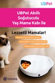 UBPet Akıllı Soğutuculu Yaş Mama Kabı, Otomatik Kedi-Köpek Besleyicileri, Uzun Ömürlü Soğutmalı Kuru ve Yaş Mama Servisi 3 Kademeli Soğutma Mod Ayarı Değerlendirmeleri - 4
