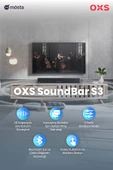 OXS S3 Tv Için Ses Barları, Dahili Subwoofer ile Ev Sineması Ses Sistemi - 4