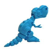 3D Hareketli T-rex Oyuncak - Mavi thumbnail 2
