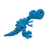 3D Hareketli T-rex Oyuncak - Mavi thumbnail 6