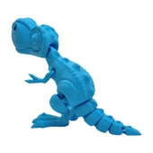 3D Hareketli T-rex Oyuncak - Mavi thumbnail 5