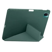Xiaomi Mi Pad 5 Kılıf Tri Folding Kalem Bölmeli Standlı Kılıf - 6