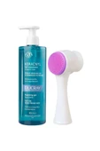 Ducray Keracnyl Foaming Gel - Yağlı Cilt Temizleme Jeli 400ml + Cilt Temizleme Fırçası - 1