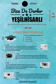 Kayseri Yeşilhisar Siyah Araç Sticker  40x15 cm Bize De Derler  Yeşilhisarlı Özel Tasarım Oto Sticker - 5