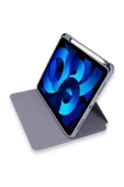iPad 10.2 İnç (8.nesil) Uyumlu 360° Dönebilen Standlı Kalemlikli Kılıf - 8