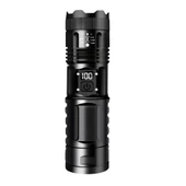 Çok Fonksiyonlu Şarj Göstergeli El Feneri  Yüksek Işık Gücü ve Uzun Pil Ömrü dijital gösterge - 1