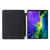 iPad Pro 12.9 2020 (4.Nesil) Kılıf Tri Folding Kalem Bölmeli Standlı Kılıf - 5